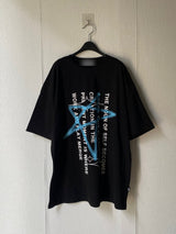 スタースプレーレタリング半袖Tシャツ 3C