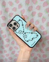 ギャルの翼ゼブラMagSafeガラススマホケース