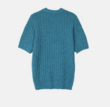 [Unisex] サマーブークレハーフニット(4color)