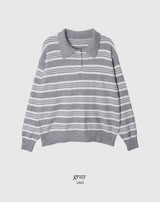 #ML Border Collar Loose Fit Knit (5color)