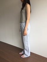 Button up striped pant (2color)