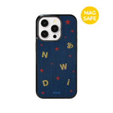 【MADE】レトロ トーキョーミッドナイトネイビー iPhoneケース [Glossy Glass/Magsafe]