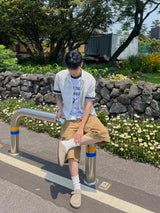 Like Stripe Short Sleeve Shirt (2 Colors)
