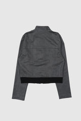 Nathan crack leather jacket