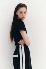 Crystal Hotfix T Black