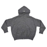 Grey knit hood jumper set