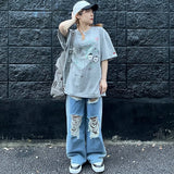 KIRSH X TOKYO CITY ARTWORK T-SHIRT - GRAY  
