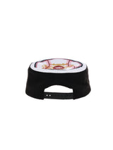 6CRAYON Flat Top Embroidered Corduroy Patchwork Baseball Cap