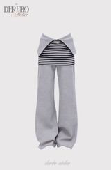 グラディエントオフショルダージップアップ (PANTS)