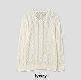 Kuri Linen Cable Slim Knit