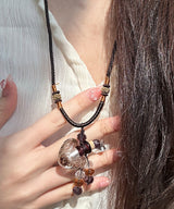 Vintage Perfume Empty bottle Necklace