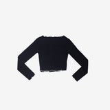 Lutz Corset Wave Crop Tee