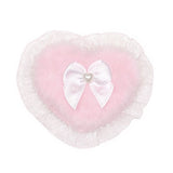 fluffy hair clip-baby heart