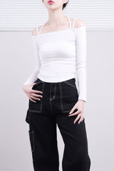 Colin Choker Off Shoulder T-Shirt