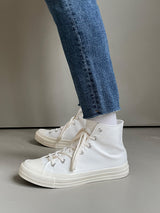 +5cm Middle Washing Dis Denim Pants (6141)