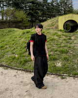 ニックラインレイヤードショートスリーブTシャツ