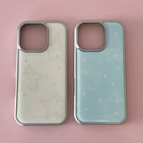 star spray silver frame case