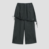 (PT-5638)COSMO SKIRT LAYERD PANTS