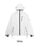 テナキャップフードハイネックウィンドジャケット