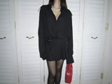 Shirt frill dress