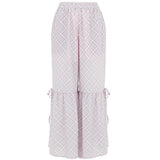 CHECK PANTS IN PINK