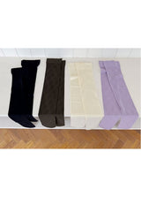 チェックシースルー ニソックス (4color)