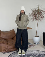 Harvey Knit Mix MA-1 Jacket