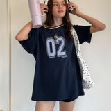 Sporty Oversize T-shirt (navy)