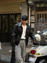 Poder leather jacket