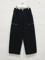 ZIPPER WIDE TROUSER PANTS (3C)
