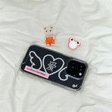 [MADE] RHINESTONE HEART CASE