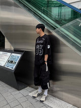 burger track cotton shorts