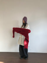 [MD Pick]ウールタッチブラッシュVネックニット (4 Colors)