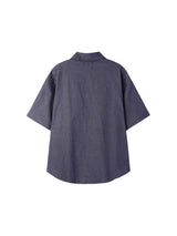 ASCLO Hairline Stripe Short Sleeve Shirt (2color)