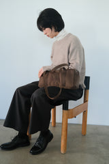 compact duffle bag (brown)