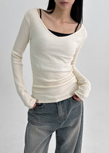 [MADE] Rulind V-neck Long-sleeved T-shirt (F/W ver.)