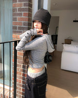 Dali Stripe Reversible Beanie