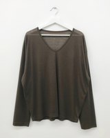 Cinnamon Summer V-neck Knit (6color)
