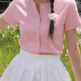 Dine Button Short Sleeve T-Shirt