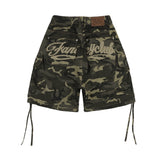 カーゴレタリングバミューダパンツ(Khaki Camo) F25QD889