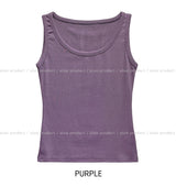 [U-BASIC] Daily Solid Crop Sleeveless