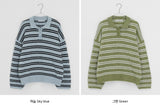 Kitka Stripe Collar Knit