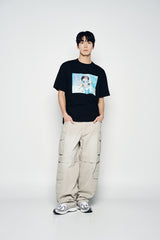 25SS ベイビーフェイスダイビングボーイスリーブTシャツ ブラック