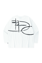 ビッグシャイニングロゴロングスリーブTシャツ