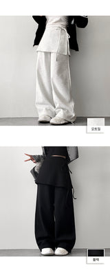 Elo ストリング ラップスカート バンドウエストパンツ