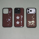 Horse Star Matcha Brown Vintage Case