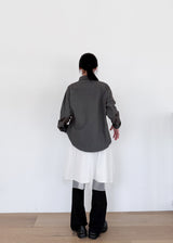 リボンチュールミニスカート