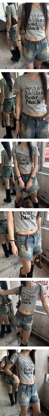 [S/S] Regular printing half t-shirts(3color)