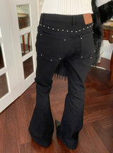 Dustline Stud Western Bootcut Long Pants
