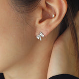 Lady Ribbon Earrings 925